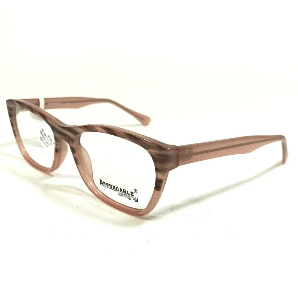 Affordable Designs Eyeglasses Frames ALICE PINK Cat Eye Full Rim 54-17-145